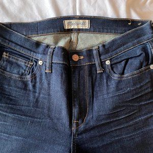NWOT Madewell High Riser Skinny Jeans Dark Wash Women's Size 28 Denim